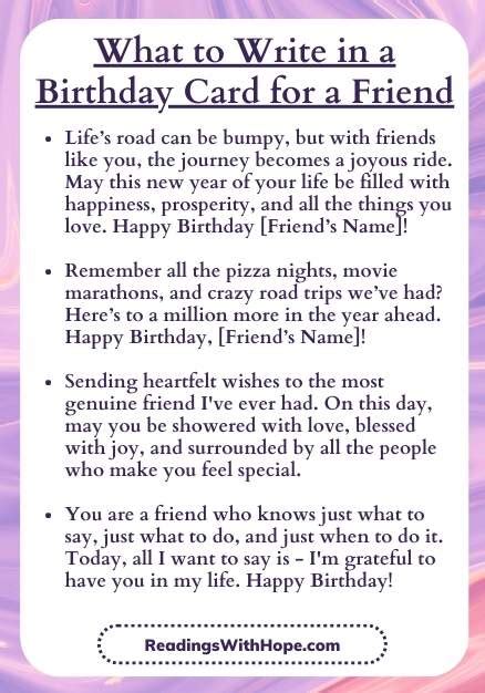 what to write in a birthday card for an acquaintance