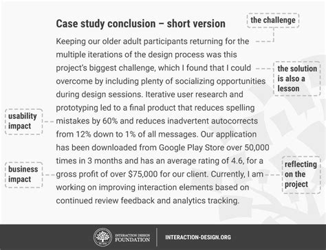 what to write in a conclusion of a case study