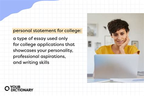what to write in a personal statement for college