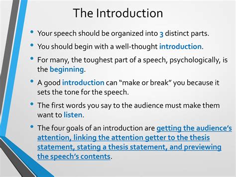 what to write in an introductory speech