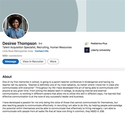 what to write in linkedin summary for freshers with no experience