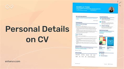 what to write in personal information on cv