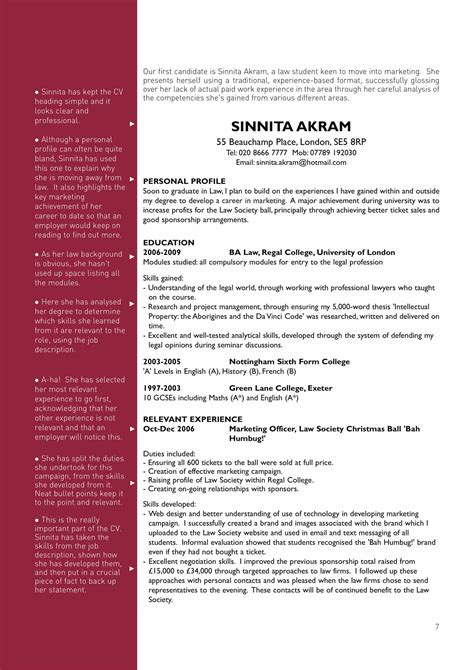 what to write in personal summary cv