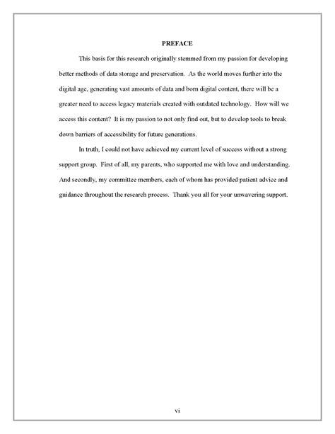 what to write in preface