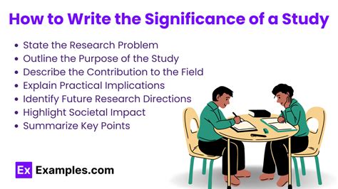 what to write in significance of the study in research