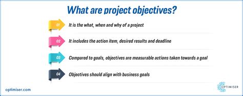 what to write in the objective of the project
