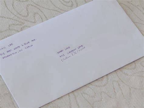 what to write on resignation envelope