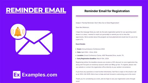 what to write reminder email