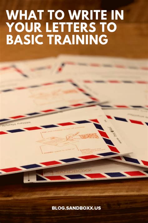 what to write to someone in basic training