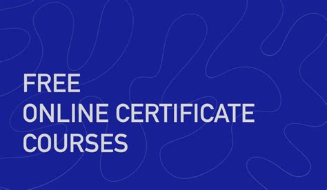 what type of certifications can i get online