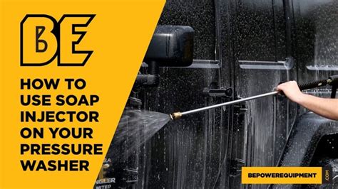 what type of detergent can be used in a pressure washer