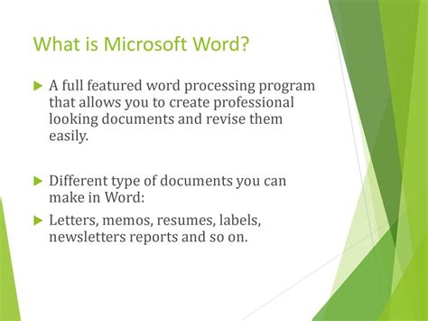 what type of document can you create in a word processing program give 3 examples