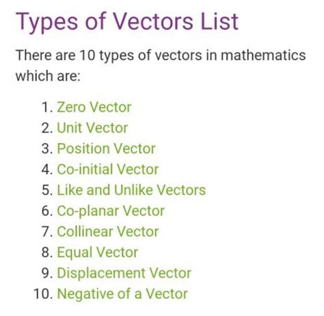 what type of math is vectors