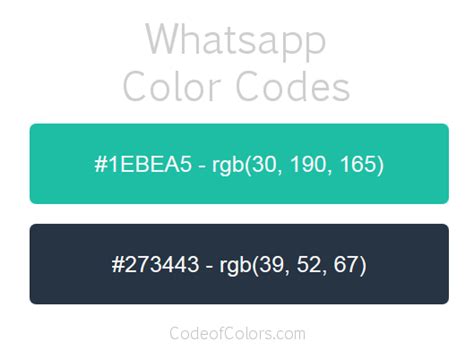 whatsapp icon hex code
