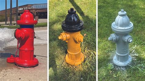 when did fire hydrants change from red to yellow