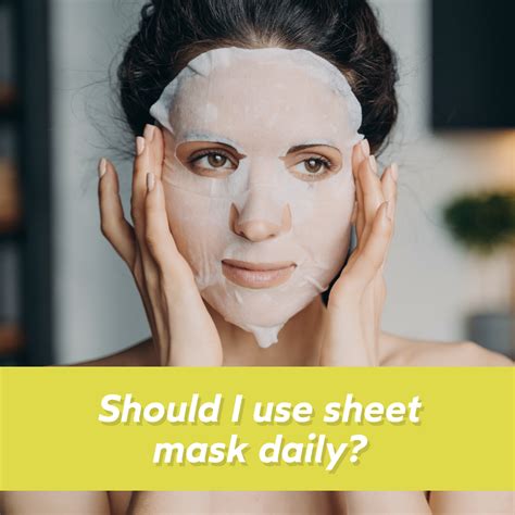 when should i use a sheet mask in my routine
