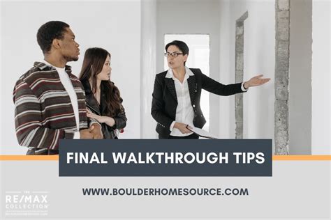 When Should The Final Walkthrough Take Place