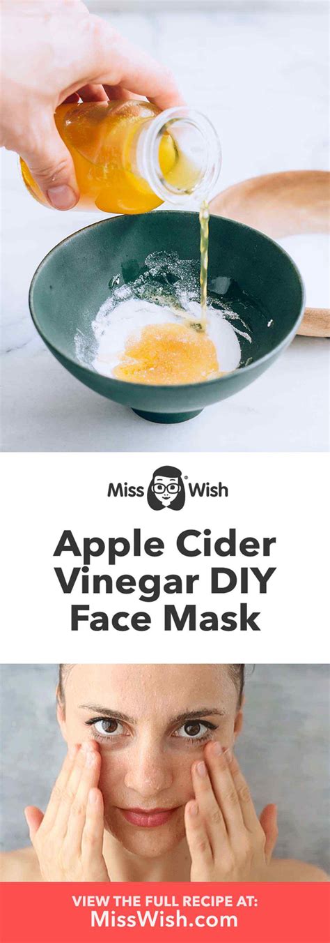 when to use apple cider vinegar on face