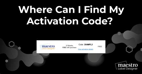 where can i find activation code