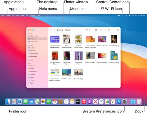 where is app menu on mac