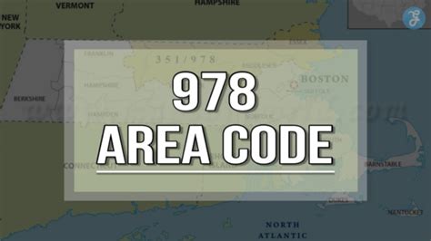 where is area code 978 from