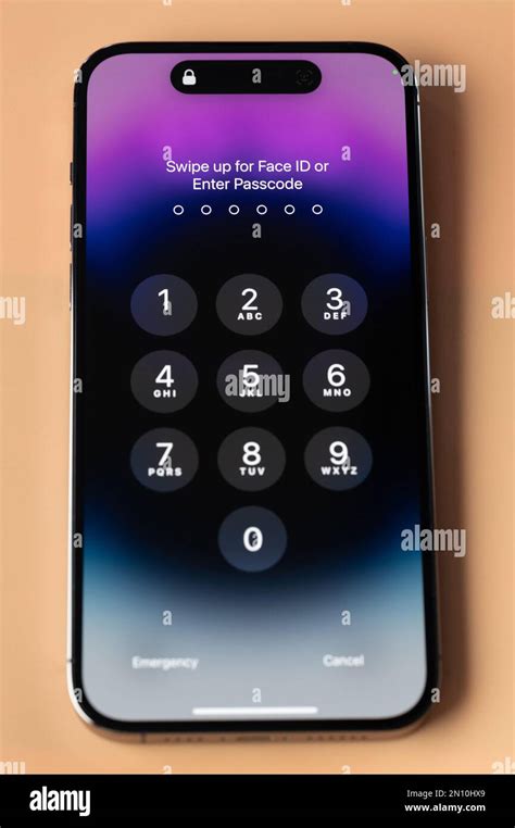 where is face id and passcode on iphone 14