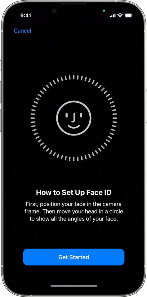 where is face id and password in settings