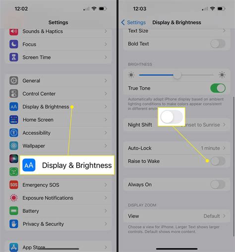 where is flashlight setting on iphone