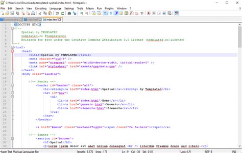 where is the index.html file in wordpress
