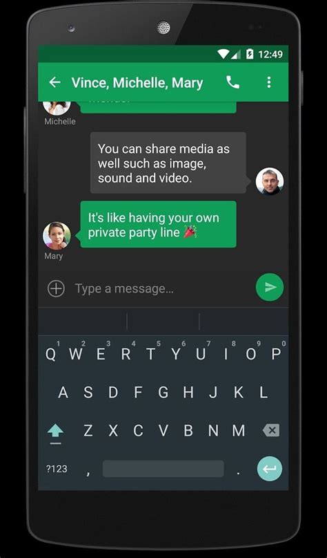where is the messaging app on an android phone