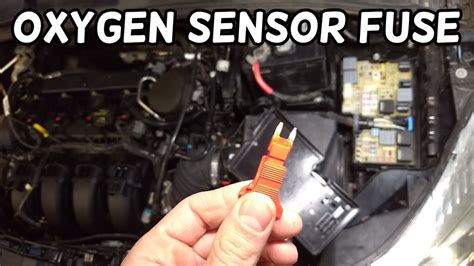 where is the o2 sensor fuse located