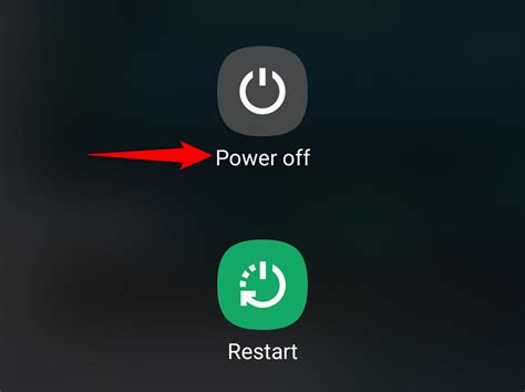 where is the power off button on an android phone