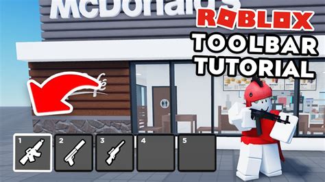 where is the toolbar in roblox studio