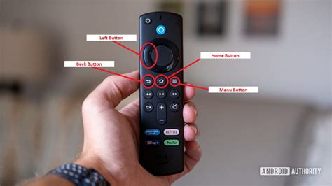 where is the volume button on a fire stick remote