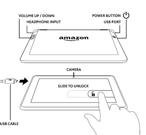 where is the volume button on amazon fire tablet