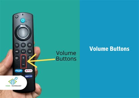 where is volume button on firestick remote