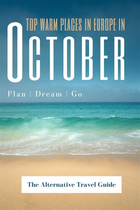 where is warm in october in europe