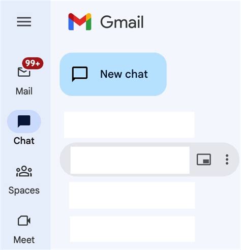 where to find google chat in gmail app