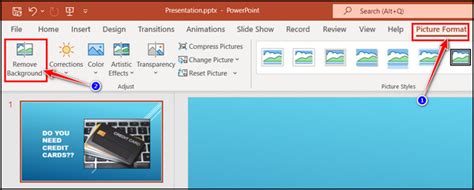 where to find remove background in powerpoint