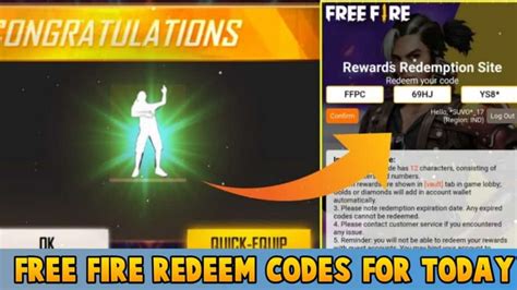 where to get free fire redeem code
