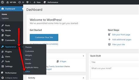where to put google analytics code in wordpress