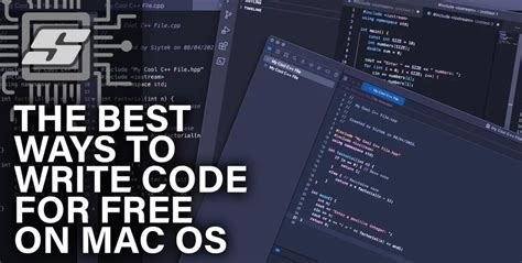 where to write code on mac