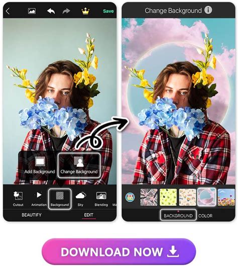 which app can i use to change video background