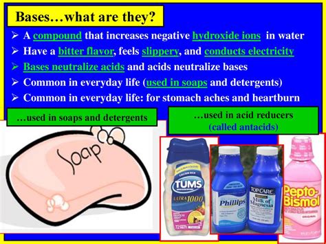 which base is present in soap and detergent