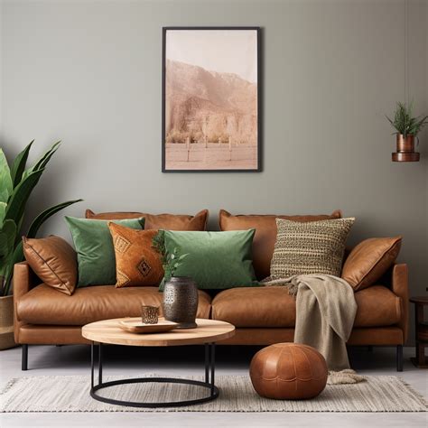 which colour cushions go with brown sofa