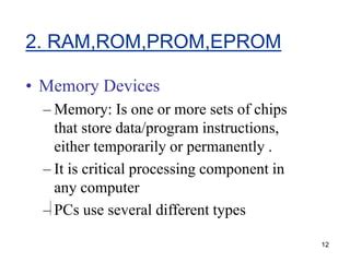 which device is used to store data permanently ram rom hard disk cpu