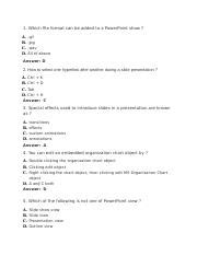 which file format can be added to a powerpoint show mcq