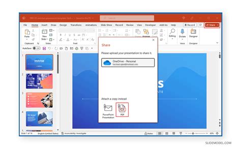 which file format is commonly used to share powerpoint presentation