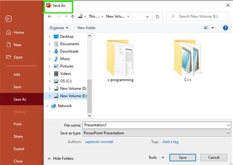 which file format is used to save a powerpoint presentation as video