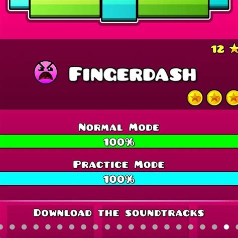 which geometry dash has fingerdash